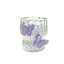 Creative three-dimensional butterfly petal glass cup