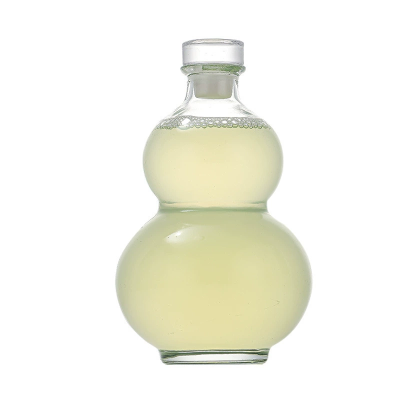 Exquisite and creative gourd-shaped glass fruit wine bottle