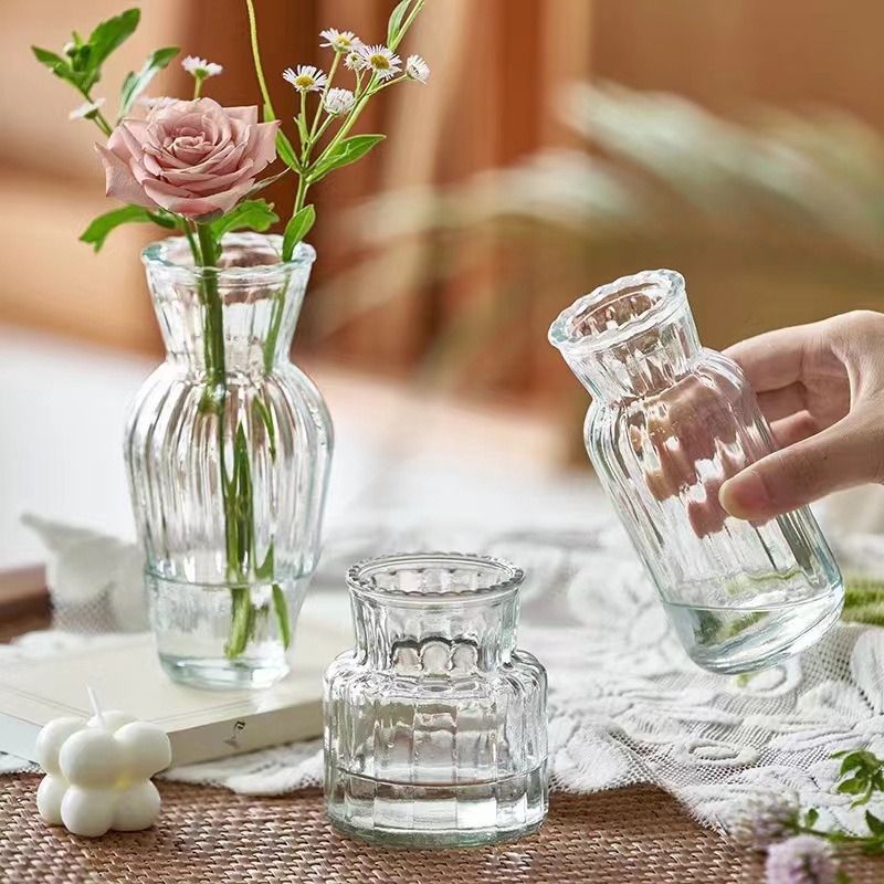 High-end Instagram-worthy small glass vase