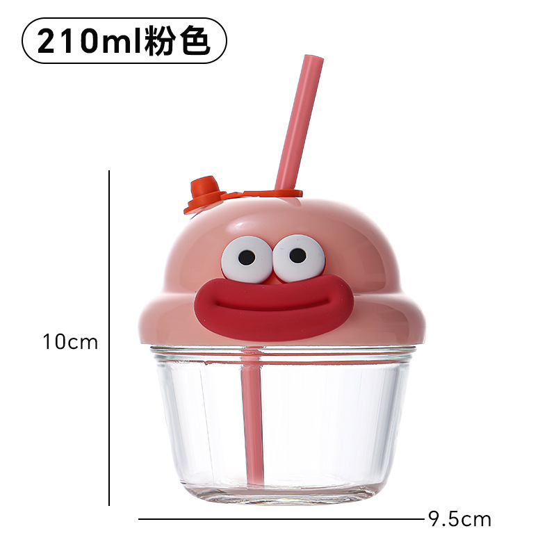 High-value glass cup internet-famous mini DunDun water cup