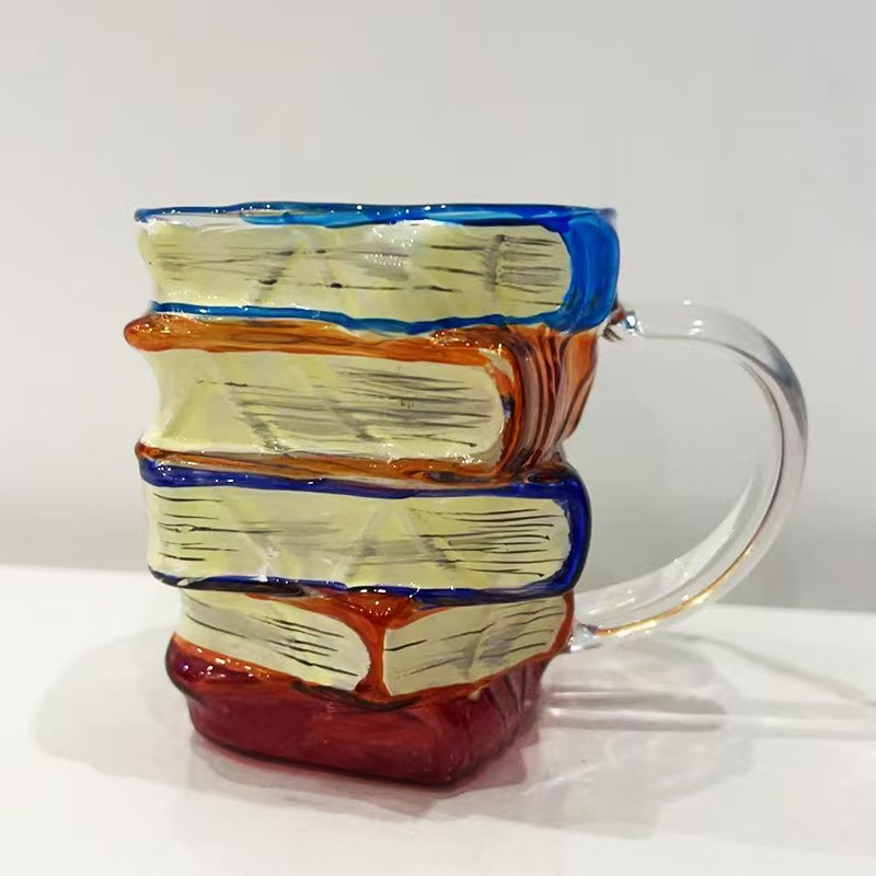 New cross-border painted book glass