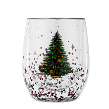 New Flowing Sequin Double Layer Christmas Tree Glass