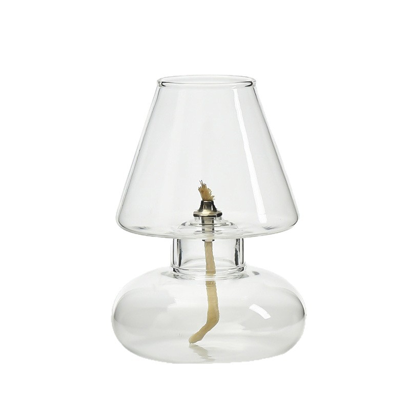 Nordic style handmade glass oil lamp